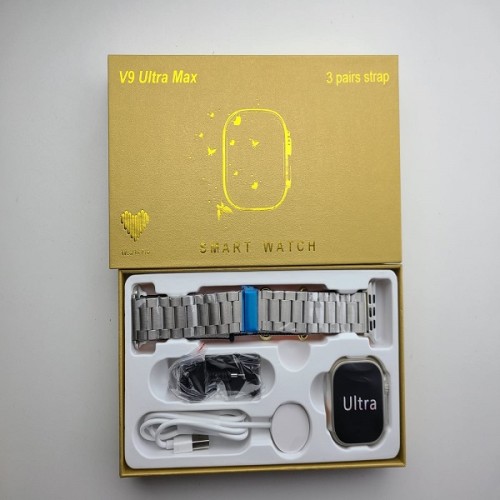 V9 Ultra Max Smartwatch – 2.02 Inch HD AMOLED Display, Bluetooth 5.2, NFC and 10-Day Battery Life