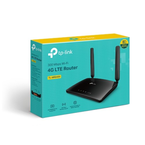 TP-Link TL-MR6400 300Mbps 4G LTE SIM Router | High-Speed Wi-Fi