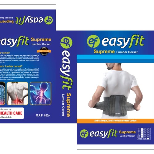 Easy Fit Lumbar Corset Supreme – Premium Back Support Belt for Pain Relief and Posture Correction