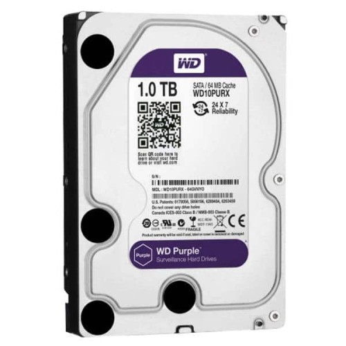 Western Digital 1TB Purple Surveillance HDD – Reliable CCTV Storage Drive for Security Systems in Bangladesh