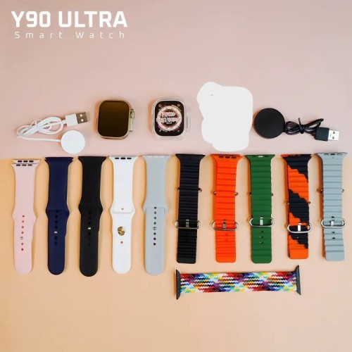 Y90 Smart Watch (2.02-Inch Display, Bluetooth Call, Fitness Tracker) – Series 8 Smart Watch Price in Bangladesh