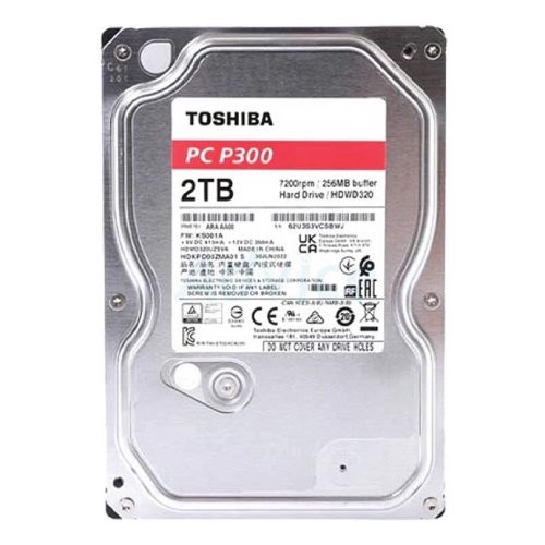 Toshiba P300 2TB 3.5″ SATA 7200RPM Desktop Hard Drive – High-Performance Storage in Bangladesh