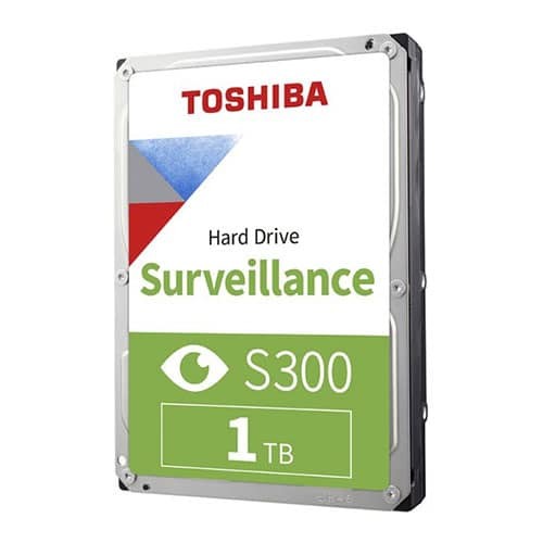 Toshiba S300 1TB 3.5 Inch SATA 5700RPM Surveillance Hard Drive