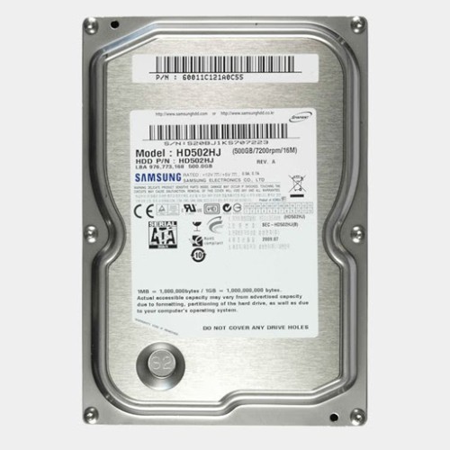 Samsung 500GB 3.5 Inch SATA 7200RPM Internal Desktop Hard Disk Drive