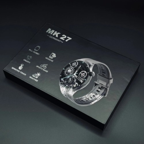 MK 27 Smartwatch – Bluetooth Calling, Heart Rate Monitor, IP67 Waterproof Fitness Watch (Bangladesh)