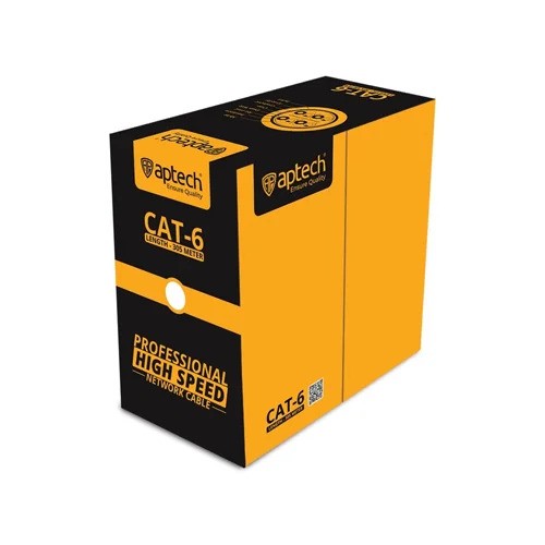 Aptech Cat6 305 Meter Network Cable – High-Speed LAN Cable in Bangladesh