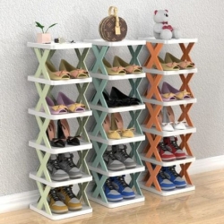 5-Layer Shoe Organizer Rack – Multifunctional, Durable andSpace-Saving Shoe Storage for Home in Bangladesh