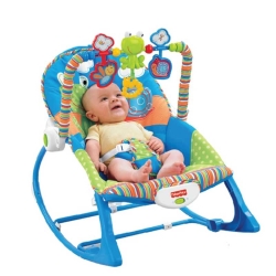 Ibaby Infant to Toddler Rocker – Baby Rocker Chair with Music, Vibration and Toy Bar (0–3 Years, Up to 18Kg)