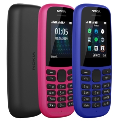 Nokia 105 (2019) Dual SIM Feature Phone – 1.77” Display, Wireless FM, Long Battery Backup
