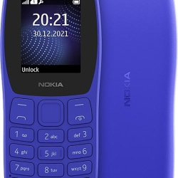 Nokia 105 (2022) Dual SIM Feature Phone – 1.77” Display, Wireless FM, Long Battery Backup