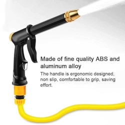 High Pressure Spray Gun – Heavy Duty Metal Water Hose Nozzle for Car Wash, Gardening And Cleaning