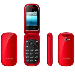 Micronex MX-31 Folding Feature Phone – Dual SIM, 1000mAh Battery, Wireless FM