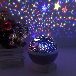 Starry Sky Night Light Projector – Galaxy Star and Moon LED Lamp for Kids Bedroom and Romantic Decor (Bangladesh)