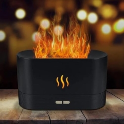 Flame Humidifier for Room – 7 Color LED Aroma Diffuser with Touchable Flame and Automatic Shut-Off (Bangladesh)