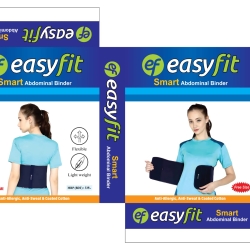 EasyFit Smart Abdominal Binder – Adjustable 100% Cotton Abdominal Support Belt
