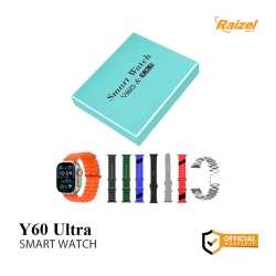 Y60 Ultra Smart Watch 1.54-Inch Display, Bluetooth, Fitness Tracker, 7 Straps – Best Price in Bangladesh