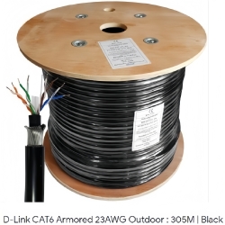 CAT6 Outdoor Armored Cable (D-Link 305m) – High-Speed LAN and  Underground Networking Cable